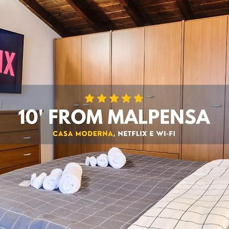 Apartmán 10' From Malpensa Casa Moderna, Netflix & Wi-Fi Casorate Sempione Exteriér fotografie